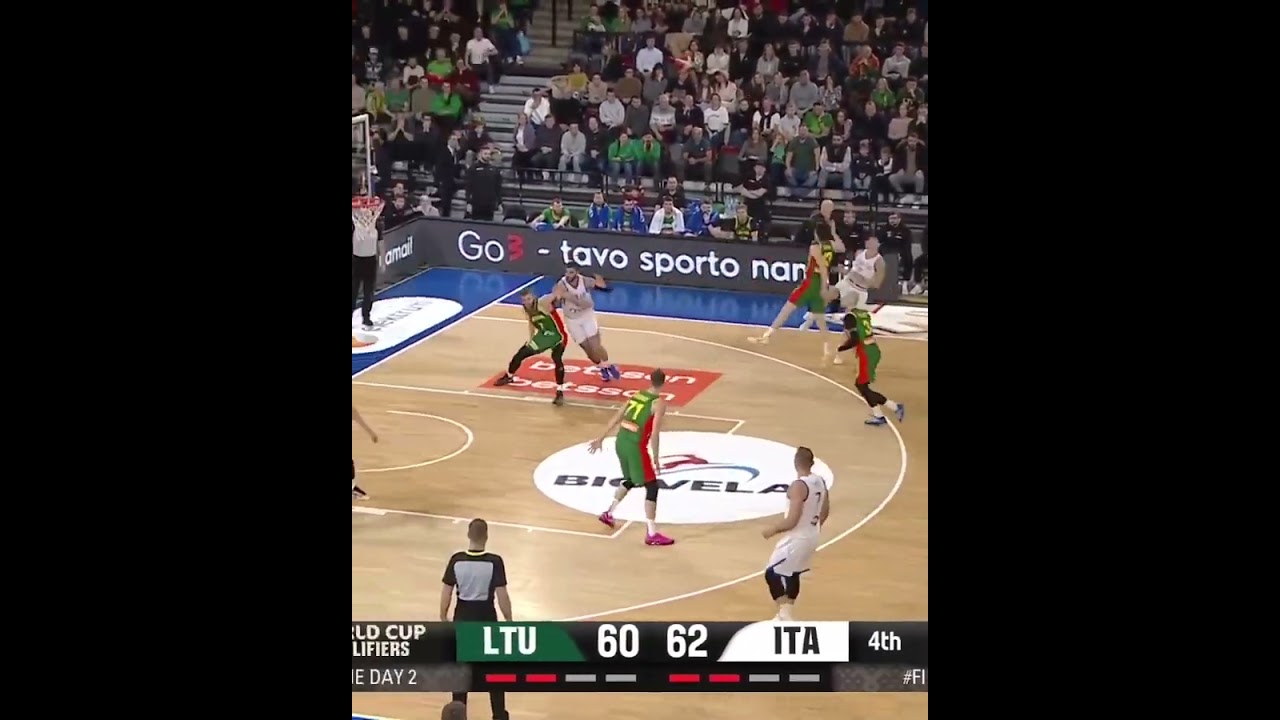 Los 18 puntos de Gabriele Procida en el &uacute;ltimo cuarto para darle la victoria a Italia ante Lituania