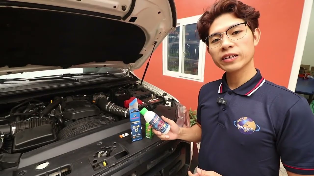 Hướng dẫn sử dụng Halotec cho động cơ từ 4 8 lít nhớt