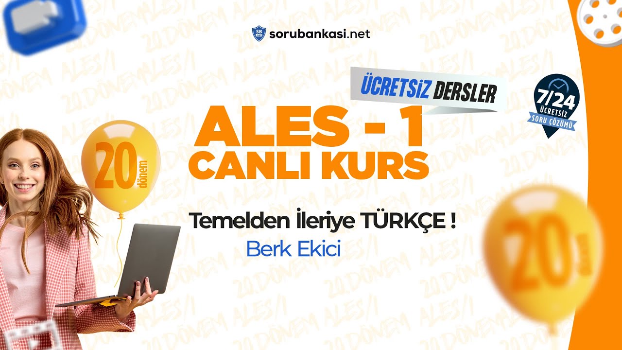 Temelden İleriye Sözel  / Berk Ekici  / 2024 Nisan ALES Dönemi