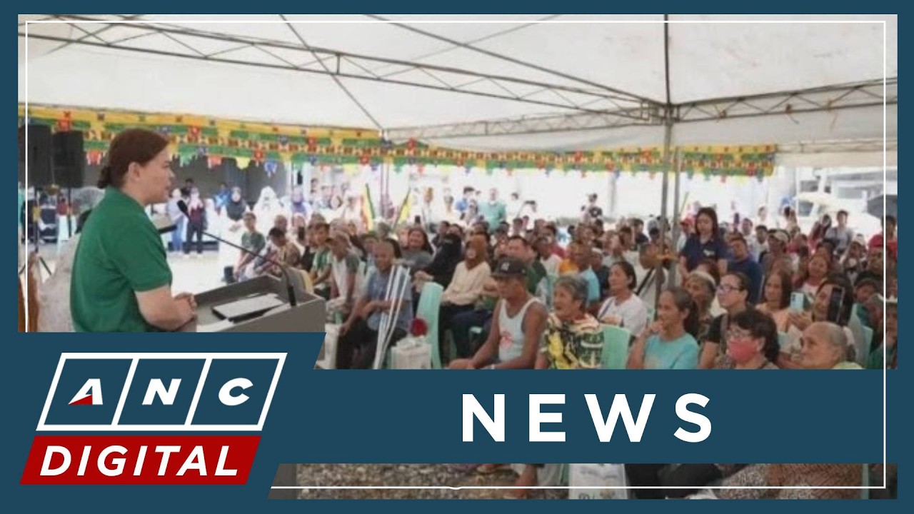 Вице-президент Дутерте посещает пострадавшие от землетрясения города Сарангани, Дженерал-Сантос и...