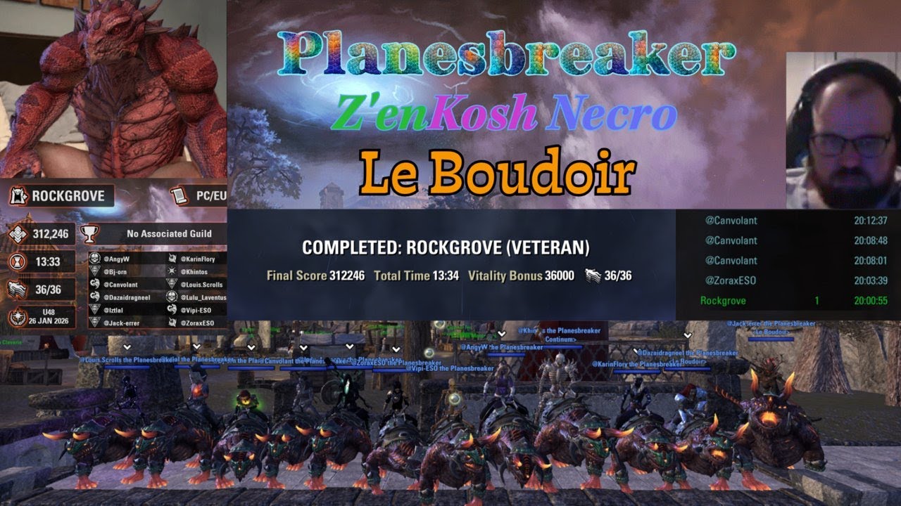 ESO - Rockgrove - Planesbreaker - Z'enKosh Support - 312246 - 13:34 - Le Boudoir