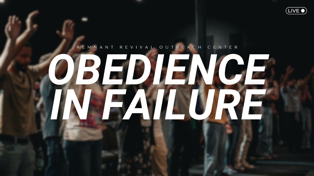 Obedience In Failure | Saturday Night Revival Service | Richard Lorenzo Jr.