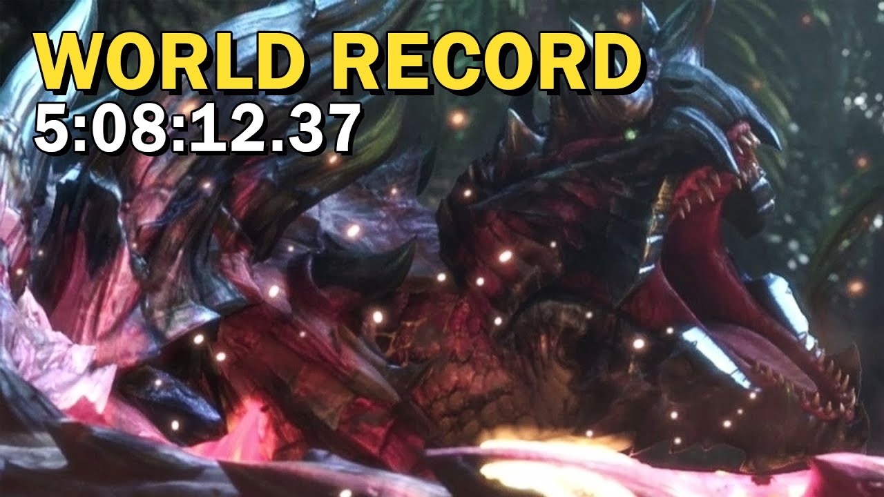 NEW WORLD RECORD! MHGU Glavenus% No DLC Speedrun in 5:08:12.37 with Aerial Charge Blade!