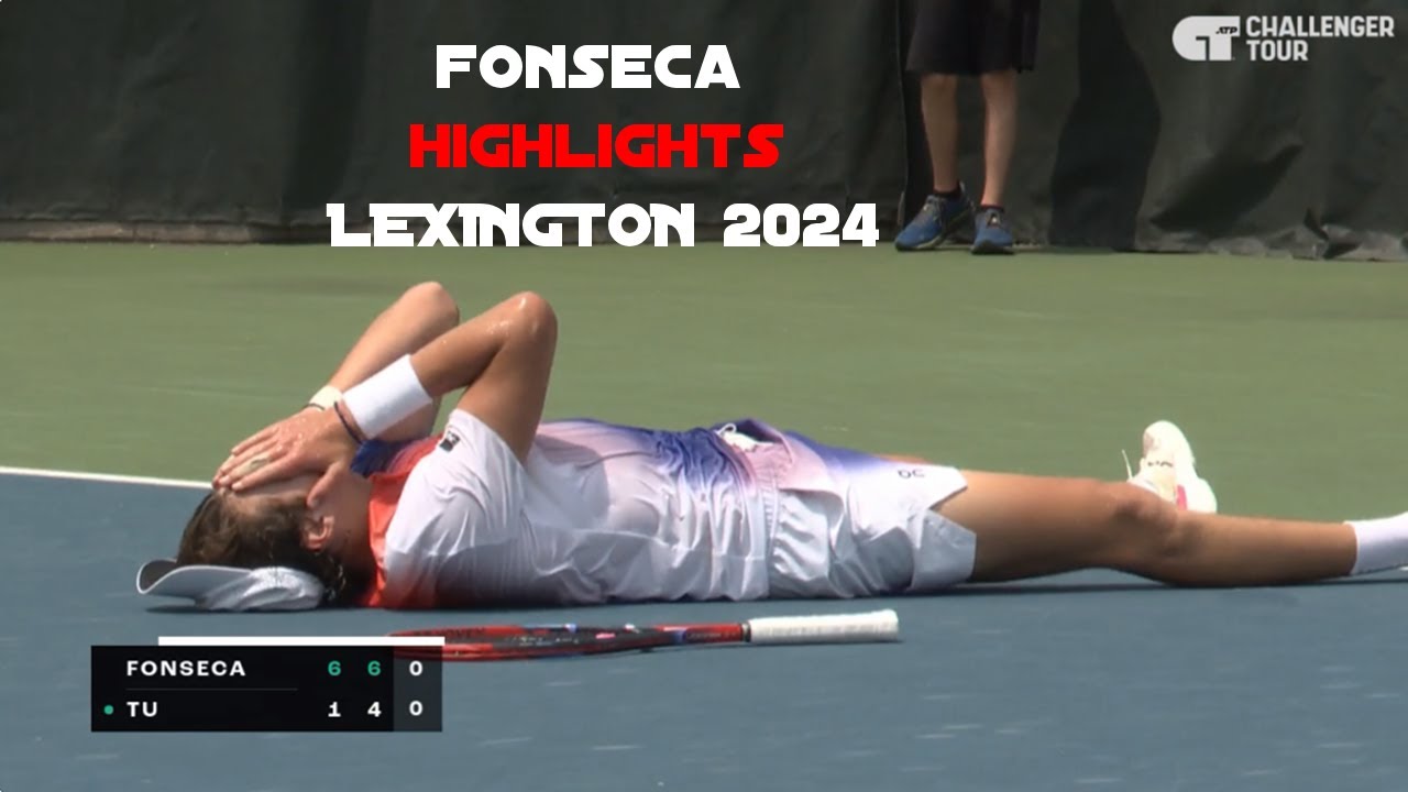 Joao Fonseca Doesn't Drop a Set in Lexington! Highlights from his Title Run!