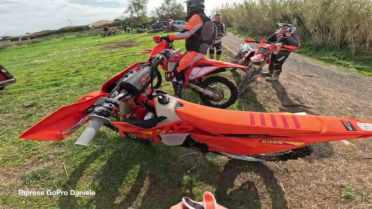 Enduro POV - Riprese Daniele - 8 marzo Prima uscita KTM 300 6 days