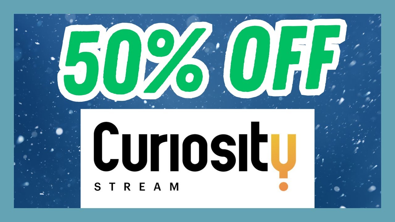 Curiosity Stream is 50% Off | Cyber Monday Streaming Deals