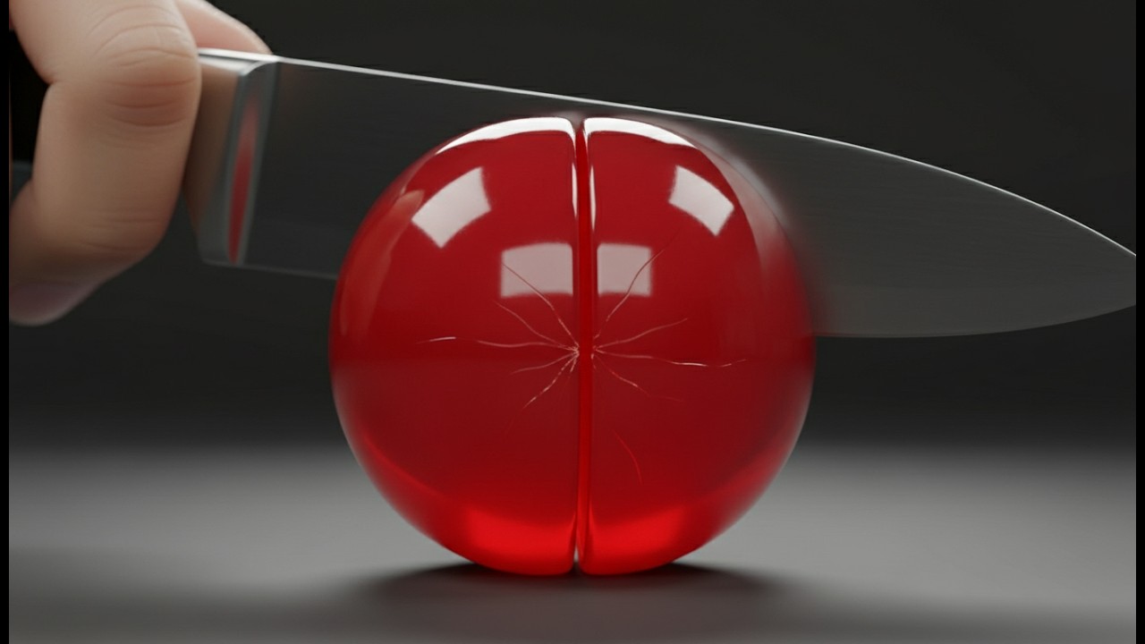 Glass Fruit Slicing ASMR | Crisp, Clean & Relaxing Sounds | Perfectly Clean Slices | ASMR