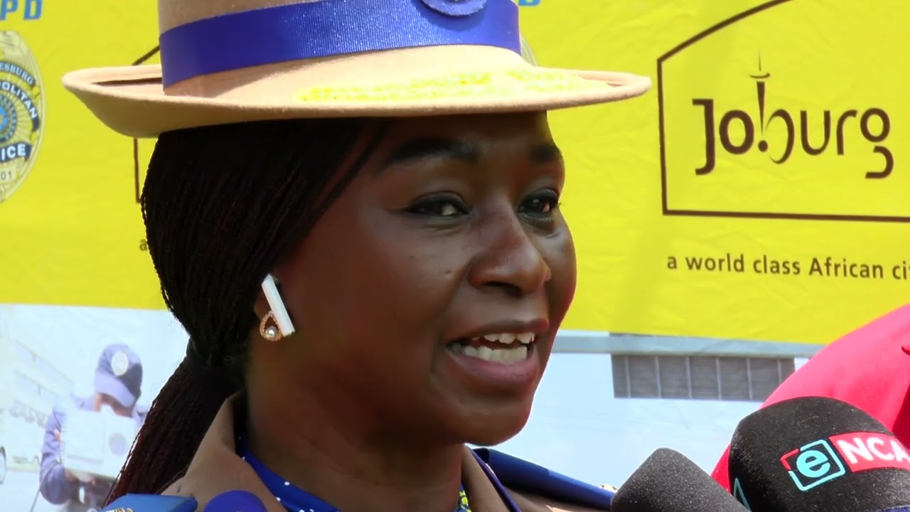 Unveiling of 200 JMPD traffic Pointsmen