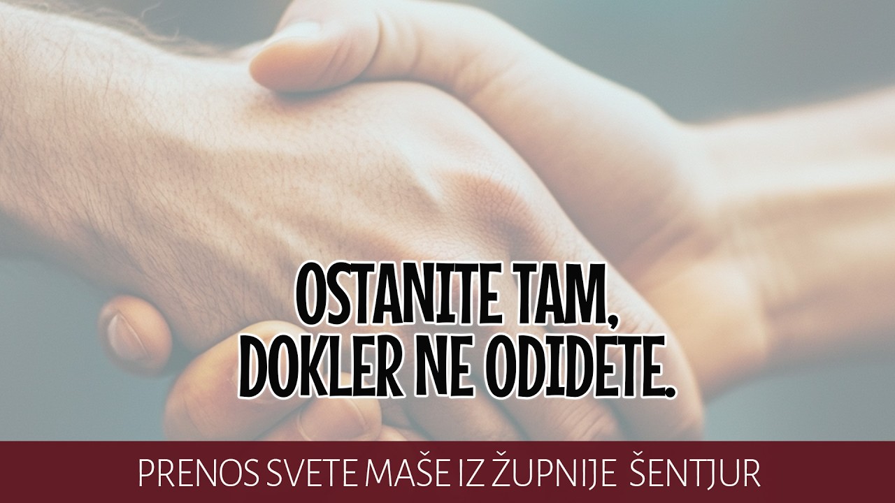 ČETRTEK, 5. februar (Prenos svete maše iz župnije Šentjur)