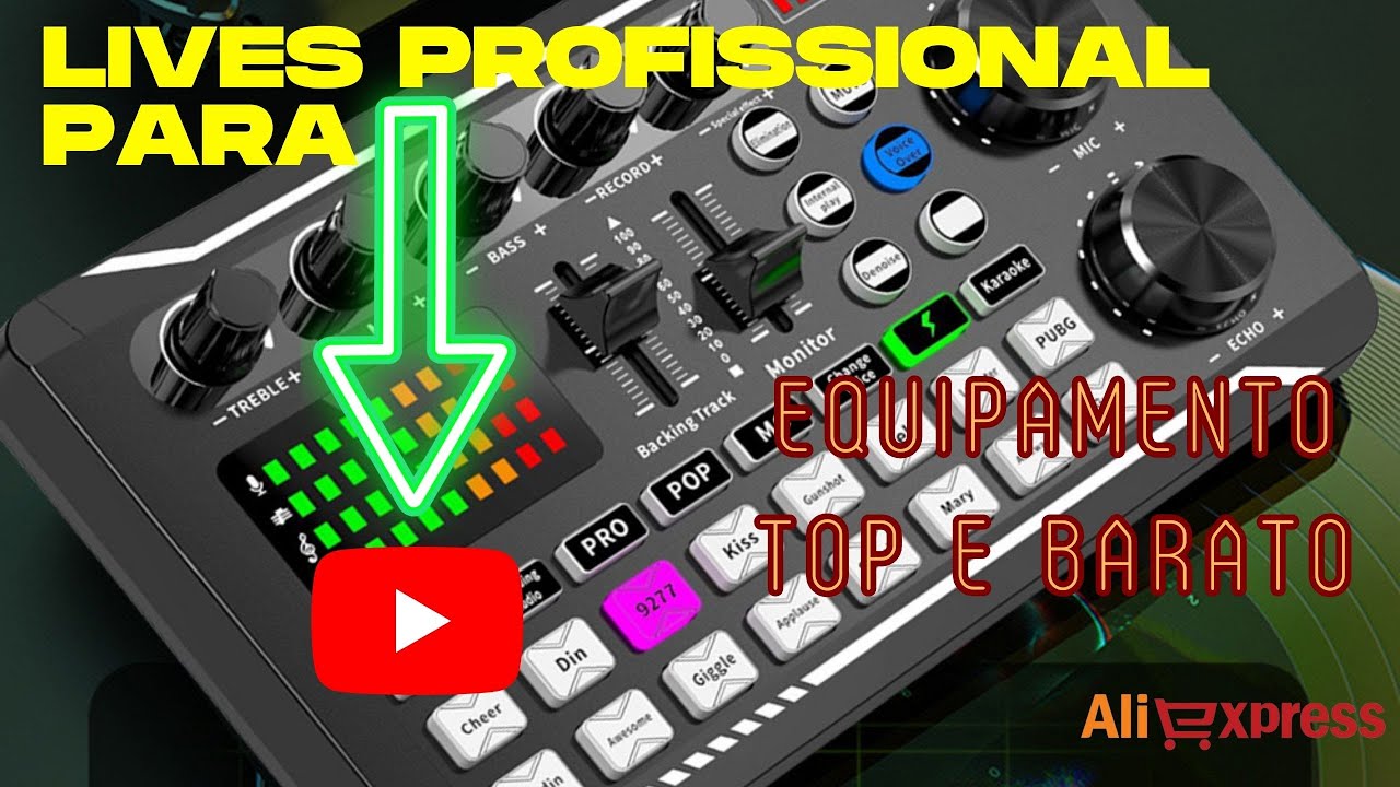 Live Profissional no Youtube com um simples equipamento