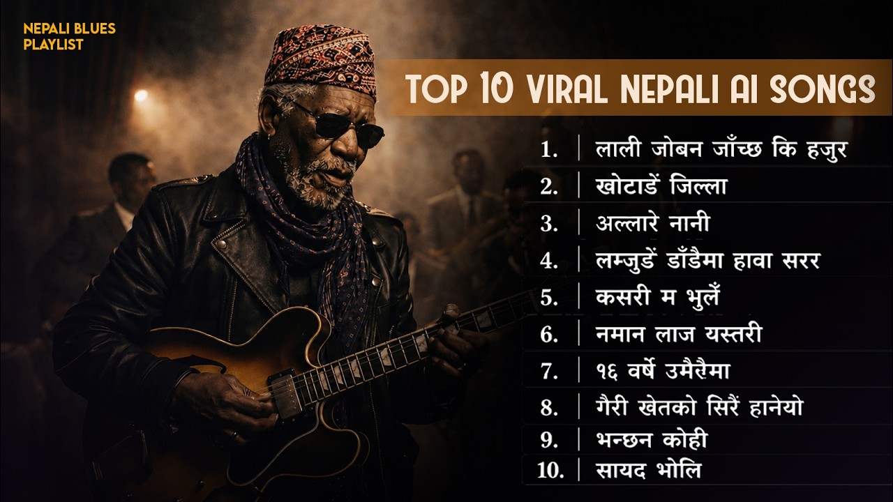 Lamjunge Dadaima Hawa Sarara - Blues🔥Top 10 Nepali Ai Songs Collection || Tiktok AI Viral Hits ||