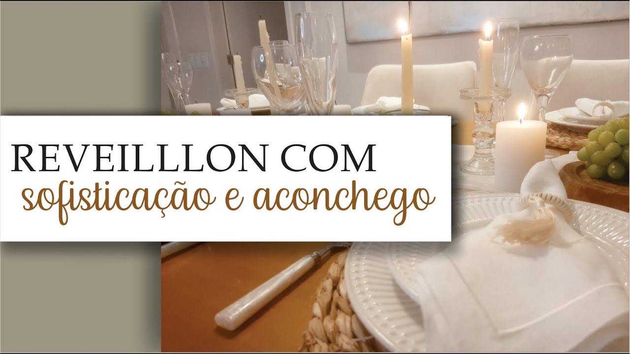 Mesa posta de ANO NOVO mais acolhedora que você vai ver! Rústica, leve e sofisticada
