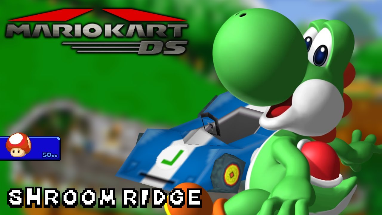 Mario Kart DS - 50cc - Yoshi - Streamliner - Shroom Ridge | Ep. 3624
