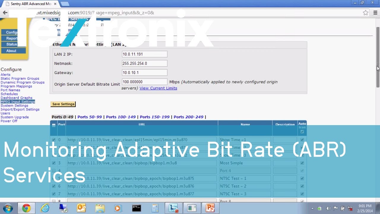 Monitoring Adaptive Bit Rate (ABR) Services | Video Quality Monitors | Tektronix