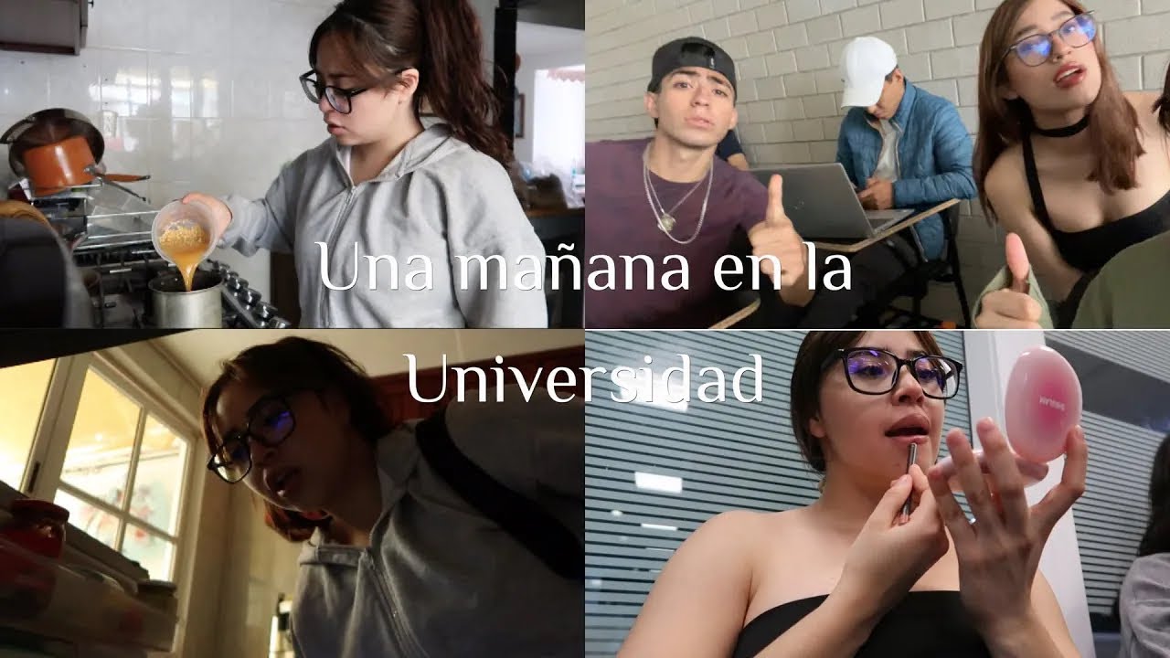 Rutina de ma&ntilde;ana en la universidad - VLOG