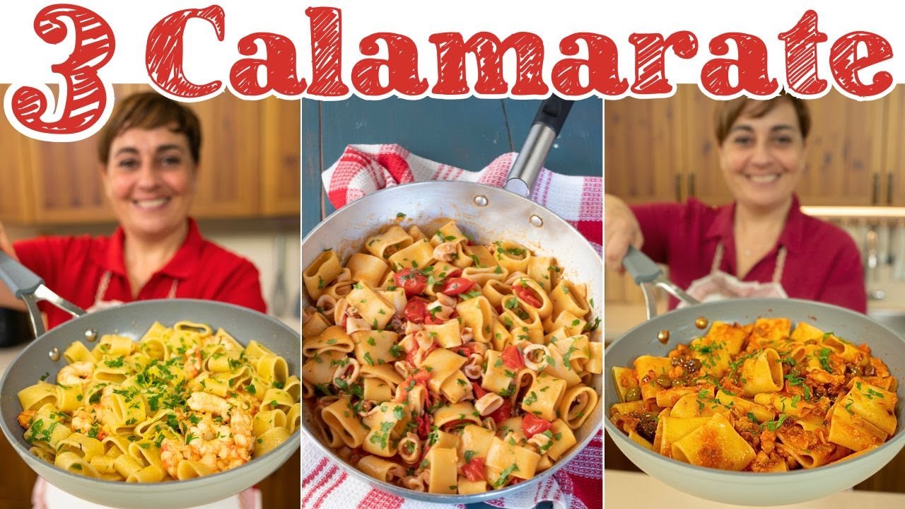CALAMARATA 🦑 🍋 🦐 🍅 3 Ricette facili - Fatto in Casa da Benedetta