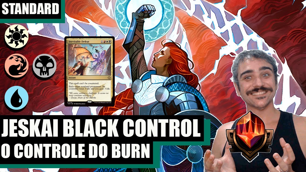 CHEGAMOS NO MÍTICO COM O CONTROLE MAIS LETAL DO STANDARD   - Jeskai Black Control - MTG STANDARD EOE