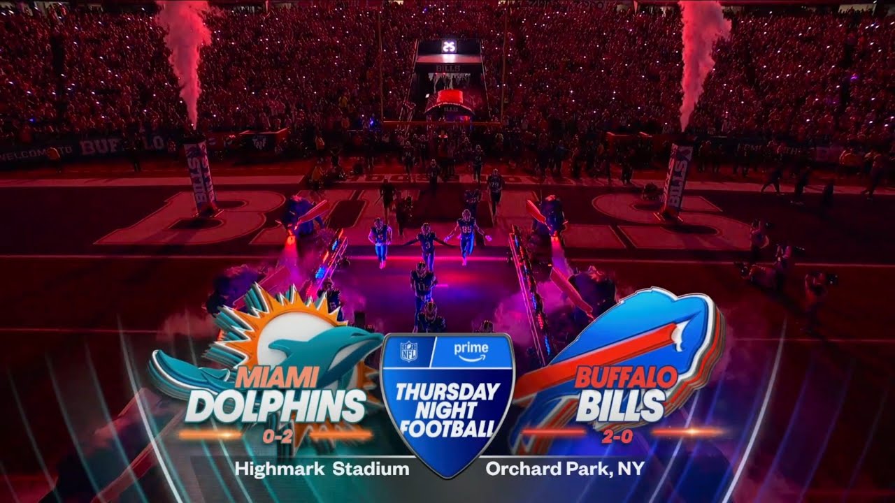 Thursday Night Football on Prime intro | MIA@BUF | 9/18/2025