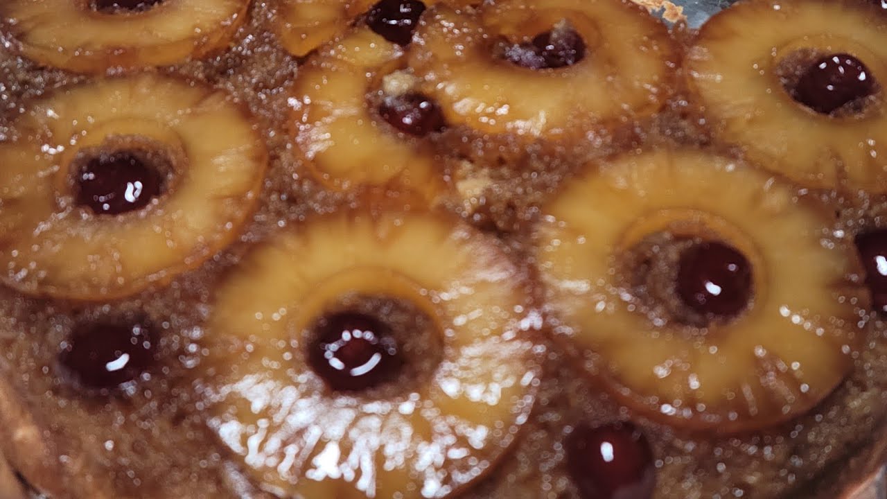 Easy Cast Iron Pineapple Upside Down Cake