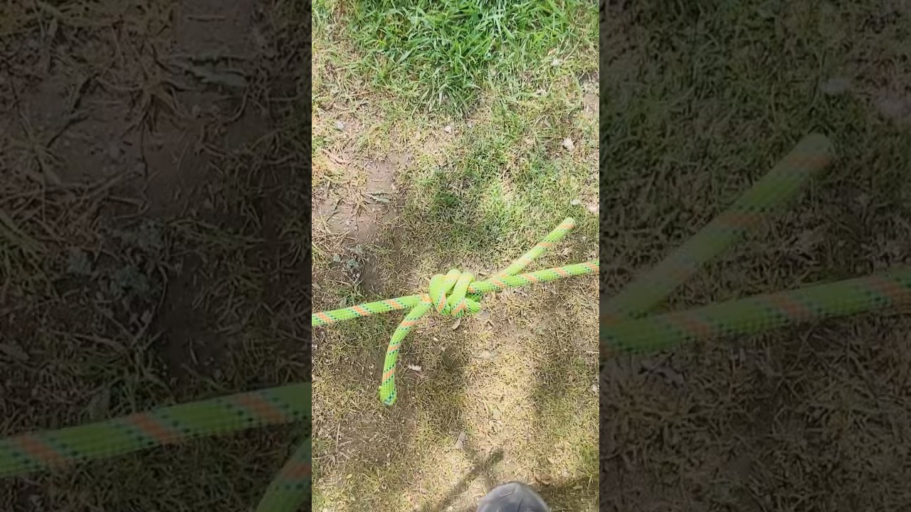 Single fisherman knot#join same dia rope#adventure #camping #climbing