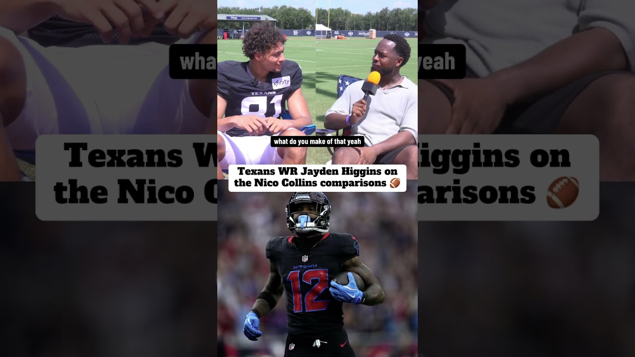 Jayden Higgins shares his thoughts on Nico Collins comparisons