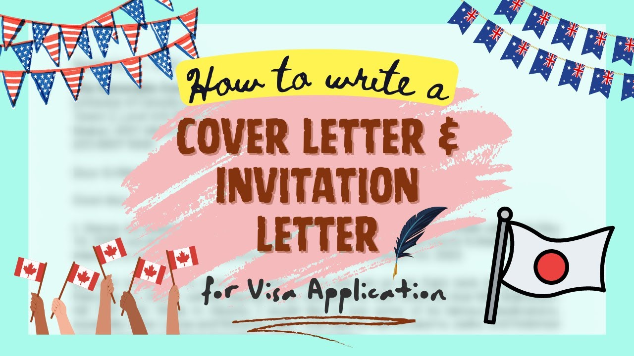 How to Write a COVER LETTER for AUSTRALIA, CANADA and JAPAN Visa Application | Vien Mlbnn