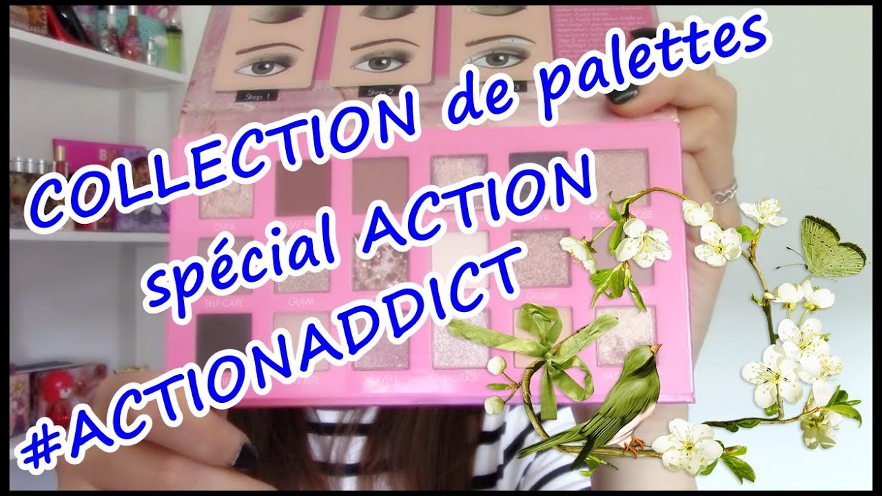 TOUTES MES PALETTES MAKEUP DE CHEZ #ACTION