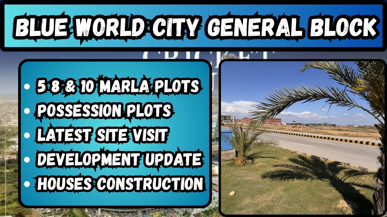 Blue World City General Block Possession Plots | Blue World City Latest Update & Site Visit 