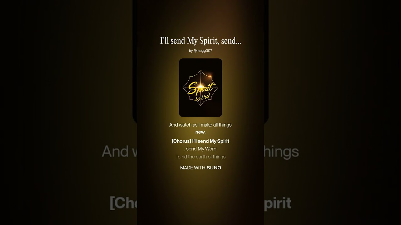 I'll send My Spirit, send My Word  By Dr Garth Grenache's Uncanny Valley Orchestra