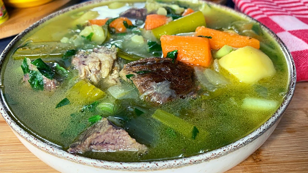 Cuisiner avec moi la Soupe de BŒUF AUX LÉGUMES,très délicieux #soupe#healthyfood#sauce