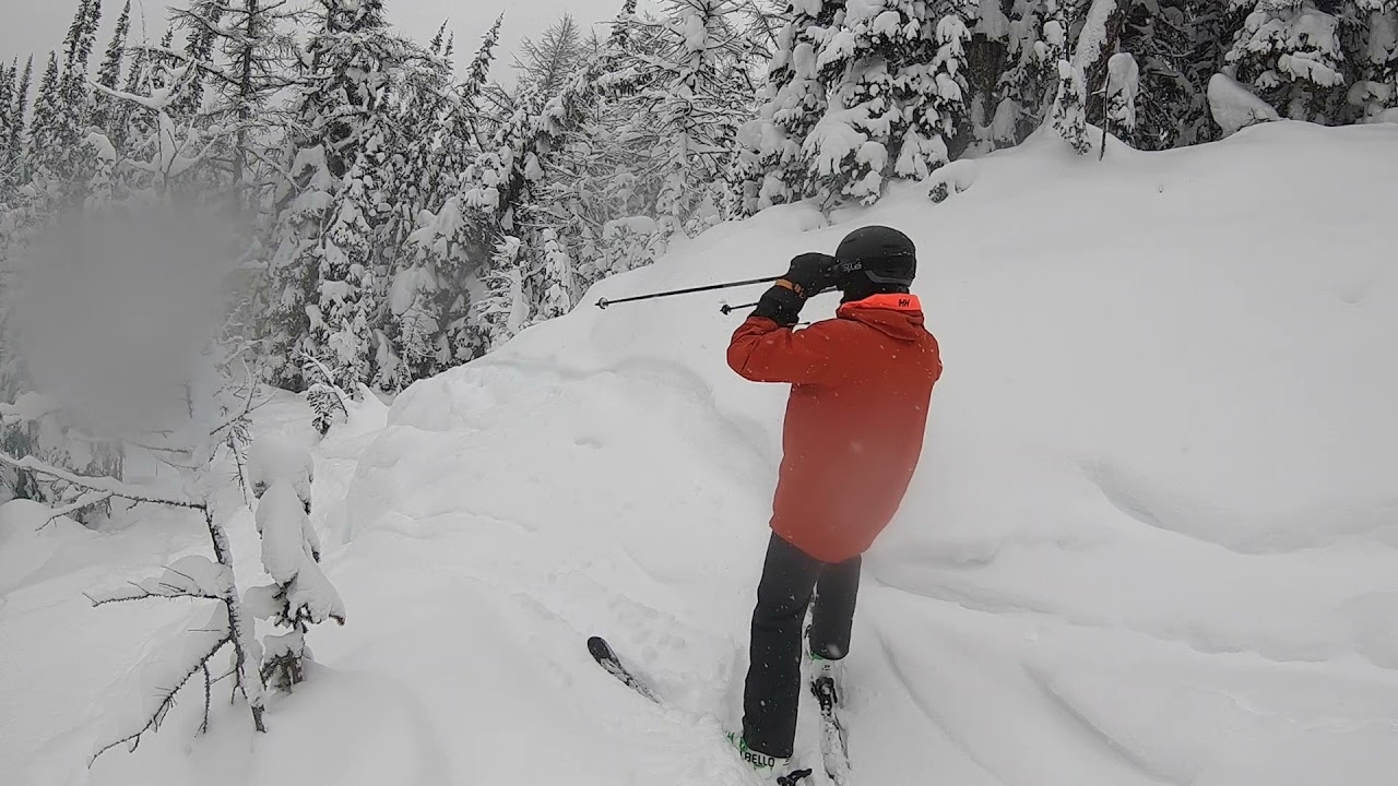 Sunshine's hidden ski run - Back Door