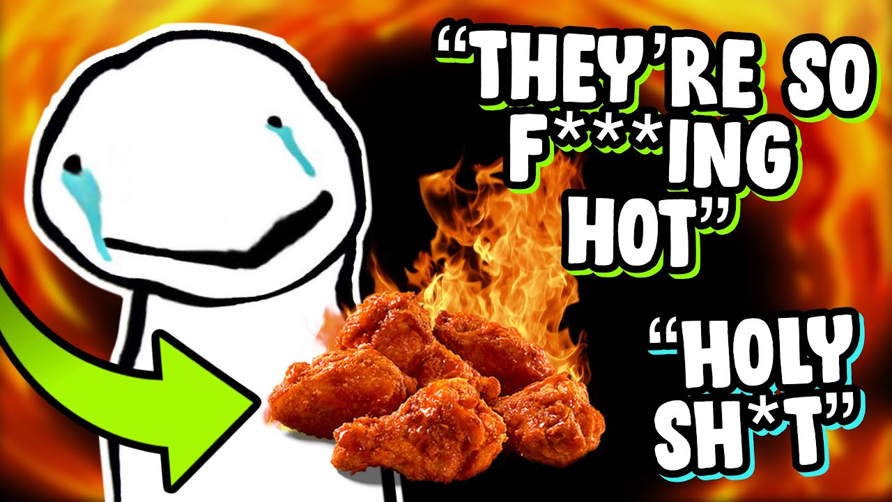 Dream swears like CRAZY while eating HOT WINGS!