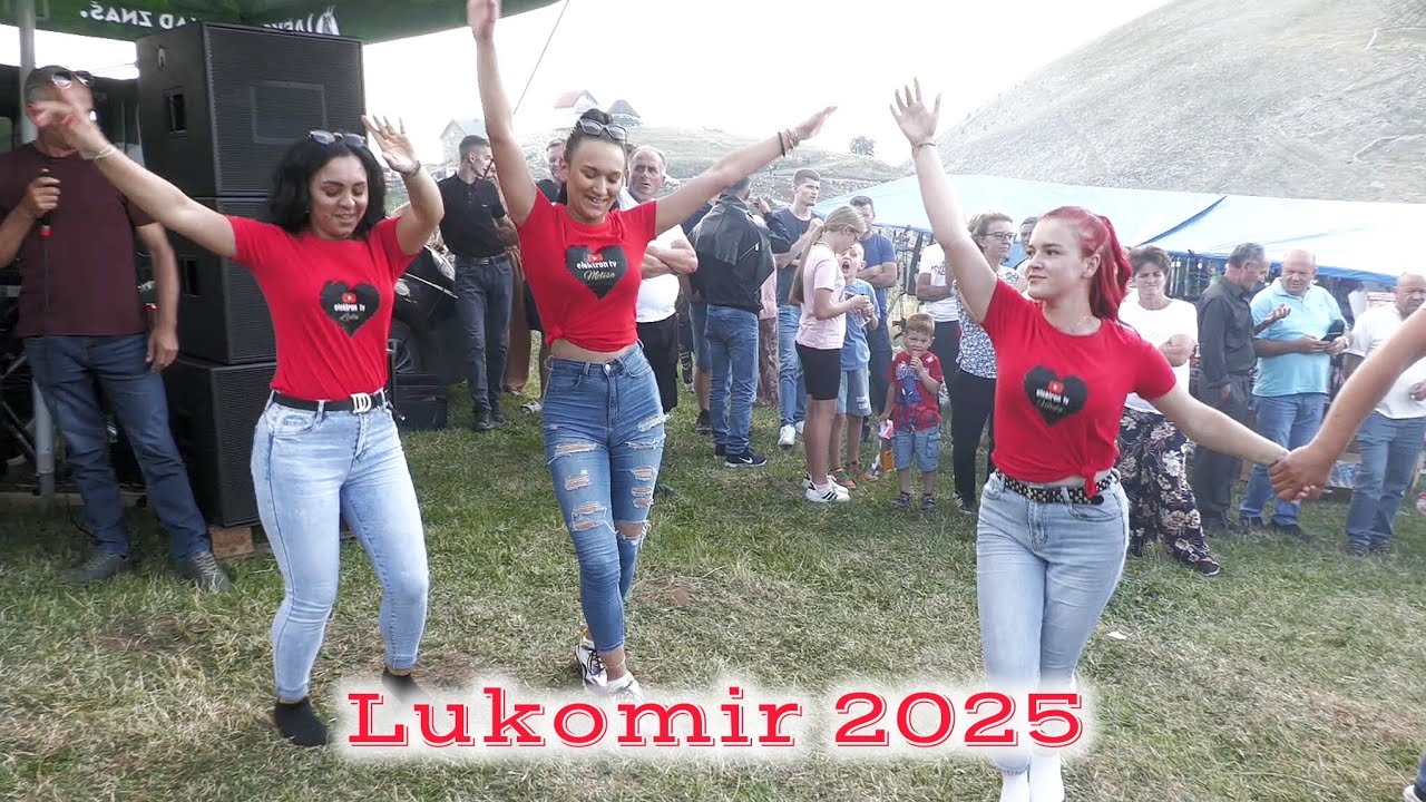 Tri ljepotice elektronke zapalile Lukomir - teferič Lukomir 2025 / Amko bend