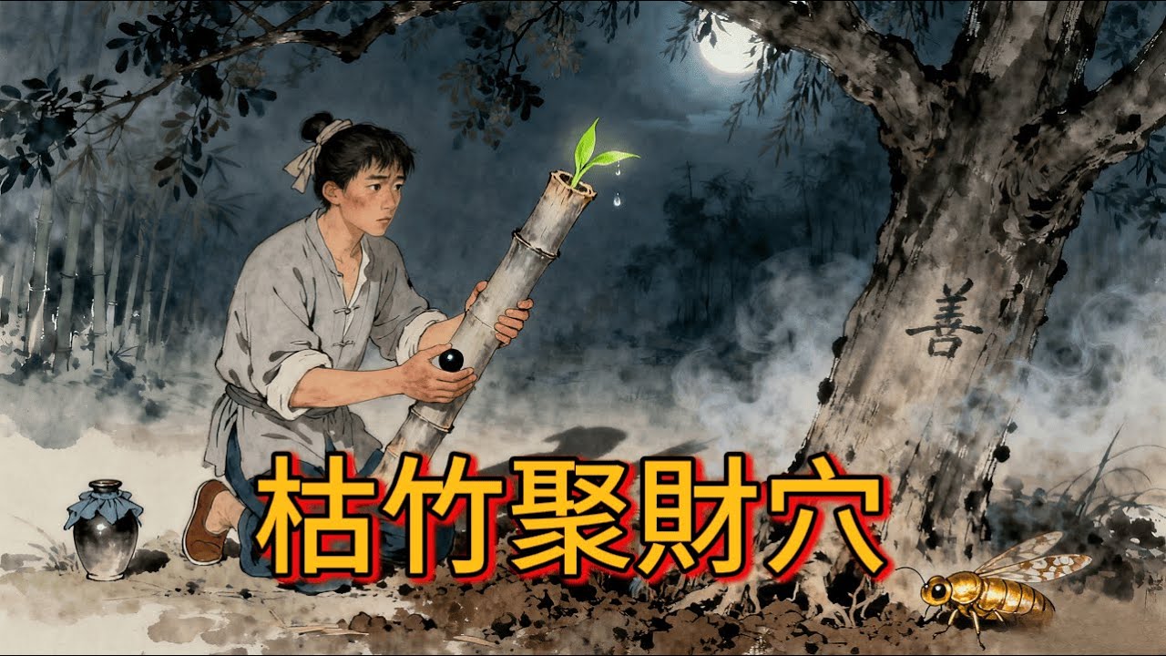 窮小夥挖草藥時偶遇神秘老丈，得他指點將老父親的骨灰埋入聚財穴，怎料他得意之後卻忘了老丈的囑托故事分享