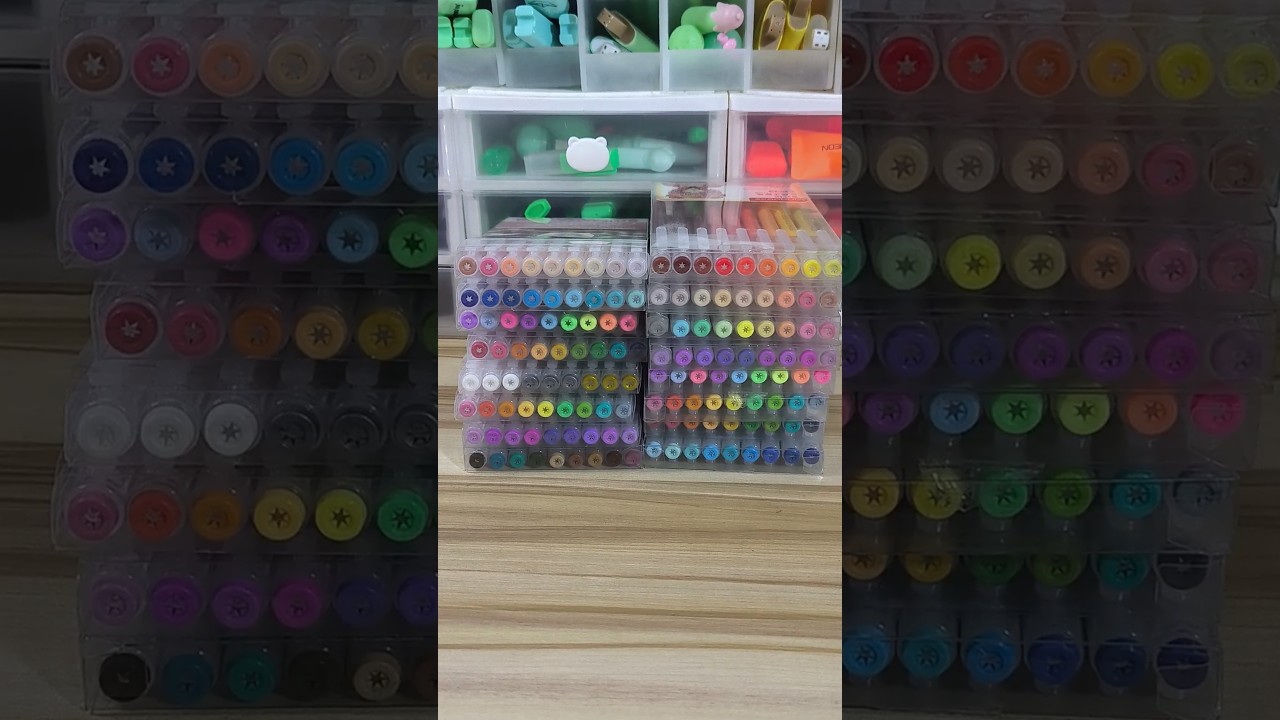 unboxing Langou gel pens #stationeryunboxing #stationeryhaul #pencollections #pencollector