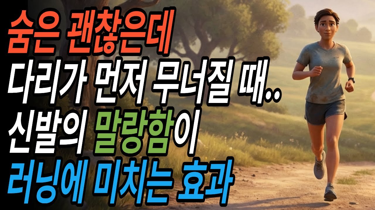 숨은 괜찮은데 다리가 먼저 무너질 때.. 신발의 말랑함이 러닝에 미치는 효과