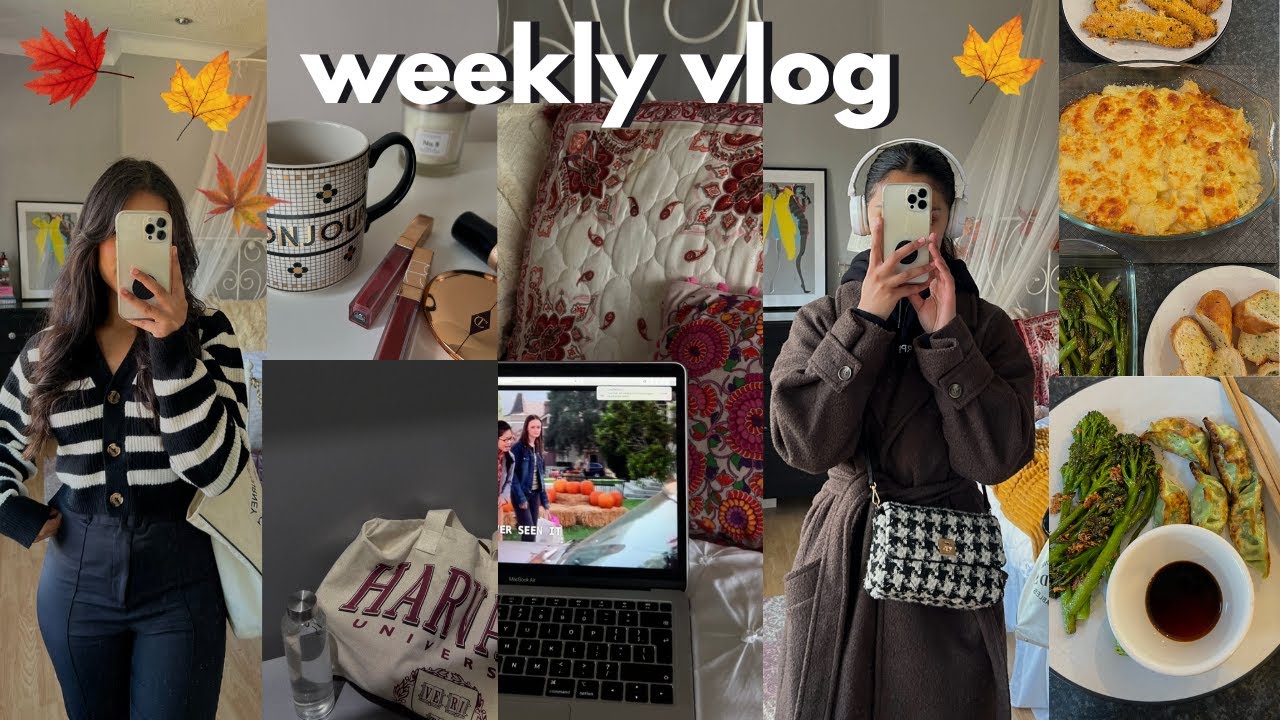 Еженедельный видеоблог 🍁☕️ обучение, украшение дома к осени, кулинария и плавание