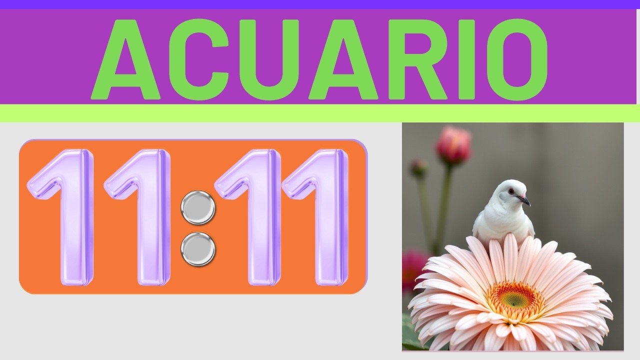 URGENTE ACUARIO♒ ESTA POR SUCEDER 😱 FUERTE REVELACION 🙏😍💫💐✨🌹 📞 HOROSCOPO 🔔 ORACULO TAROT DE CRIS