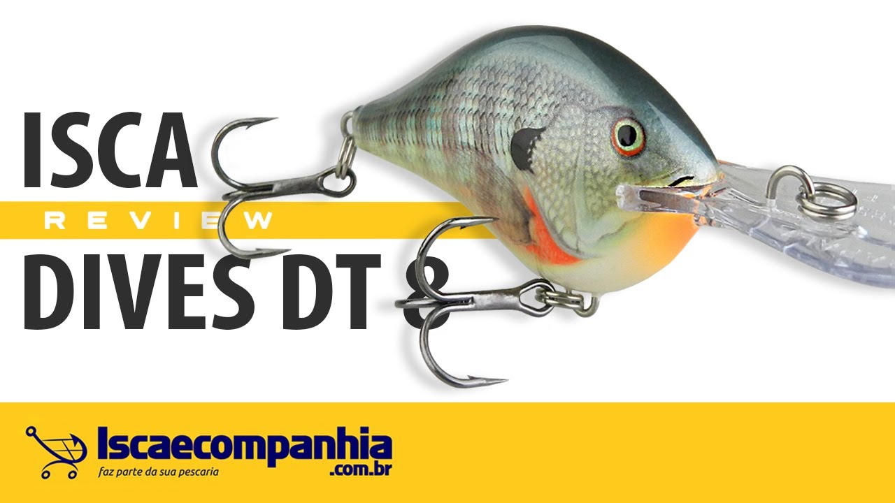 Isca Artificial Rapala Dives TO DT08