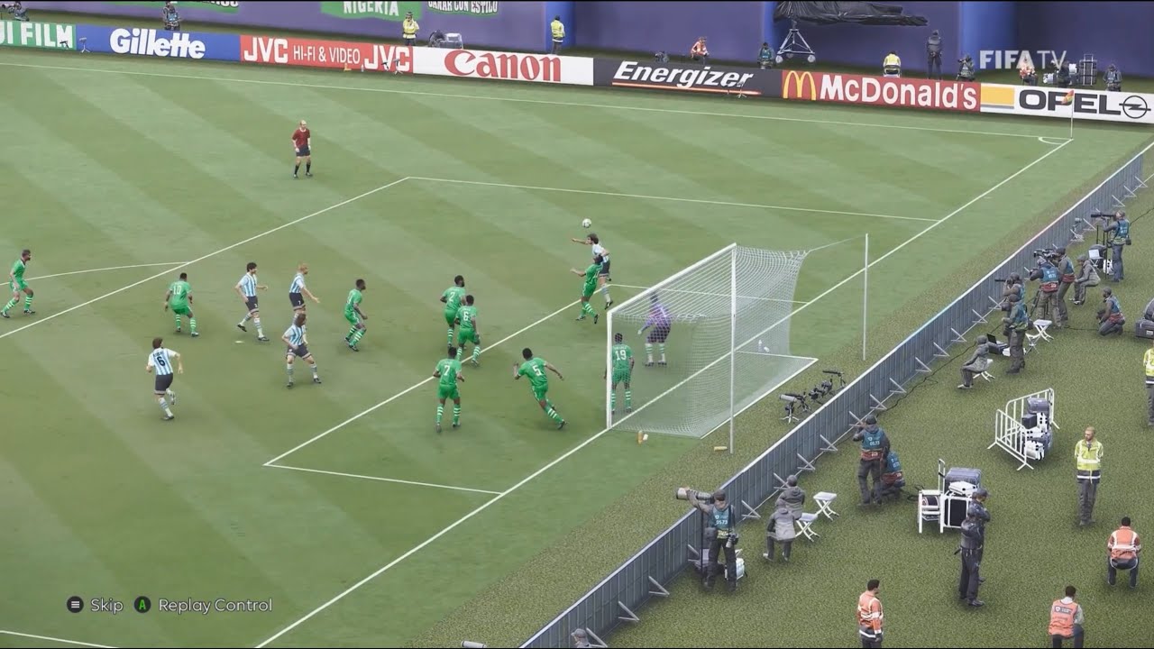 Аргентина против Нигерии 1994 (PES 2021) [Стадион Фоксборо]