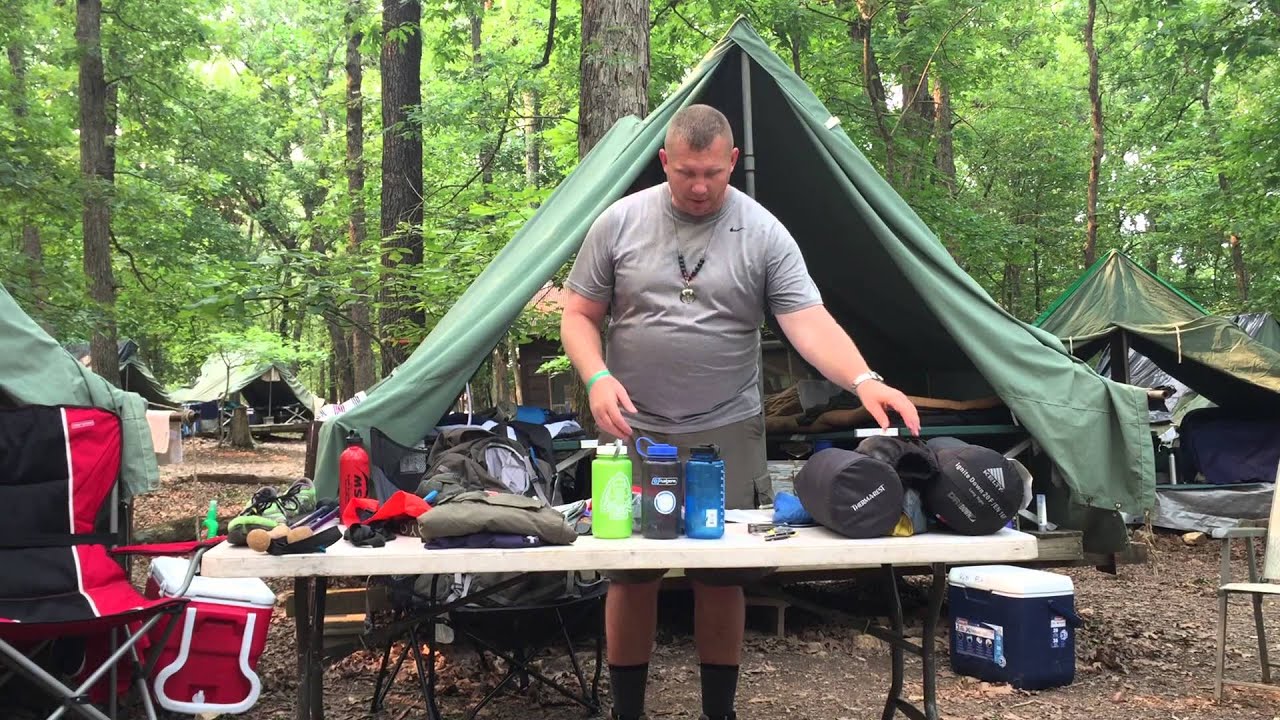 Philmont Packing advice