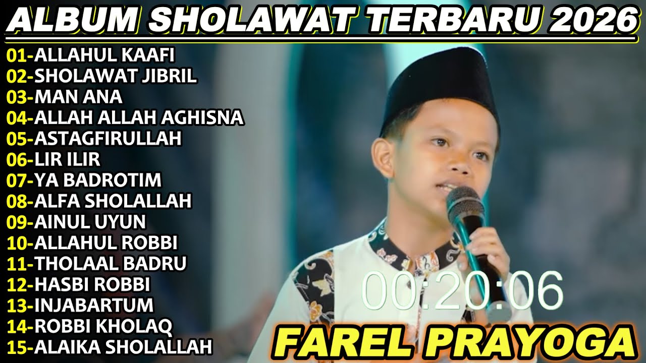 FAREL PRAYOGA ALLAHUL KAAFI FULL ALBUM TERBARU 2026!!YASMIN SHOLAWAT