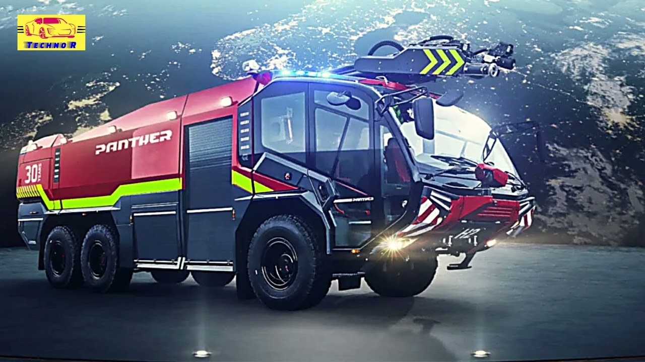 Rosenbauer Panther 6x6 Electric: Pioneering the Future of Zero-Emission Airport Firefighting
