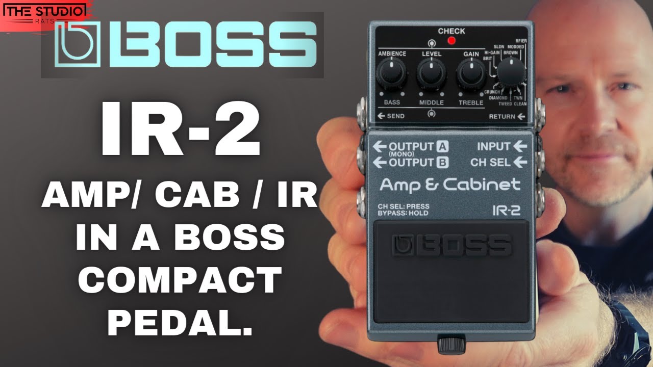 Boss IR2 - усилитель/кабинет/ИК-загрузчик в компактной педали Boss.