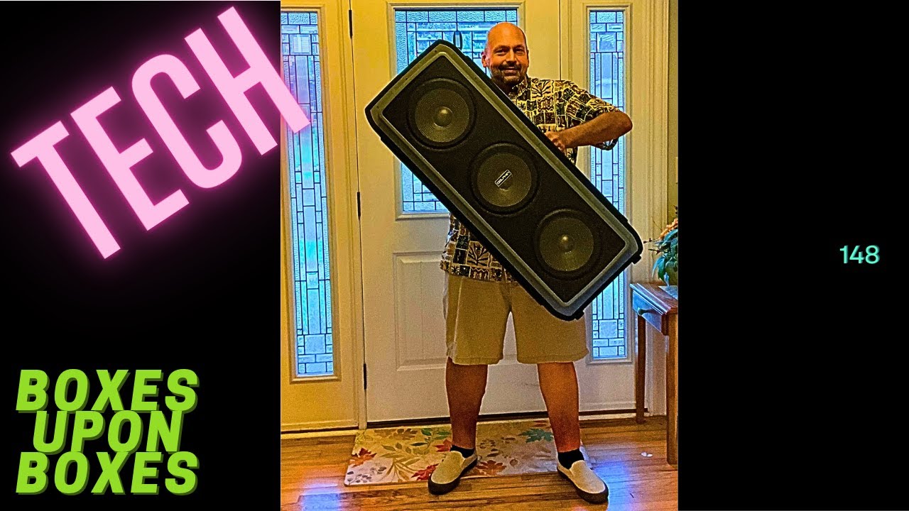 Dolphin SP-310RBT Party Speaker Review.  This is the largest Bluetooth speaker I have ever seen!