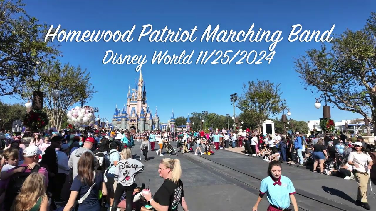Homewood Patriot Band - Disney Magic Kingdom 2024.11.25
