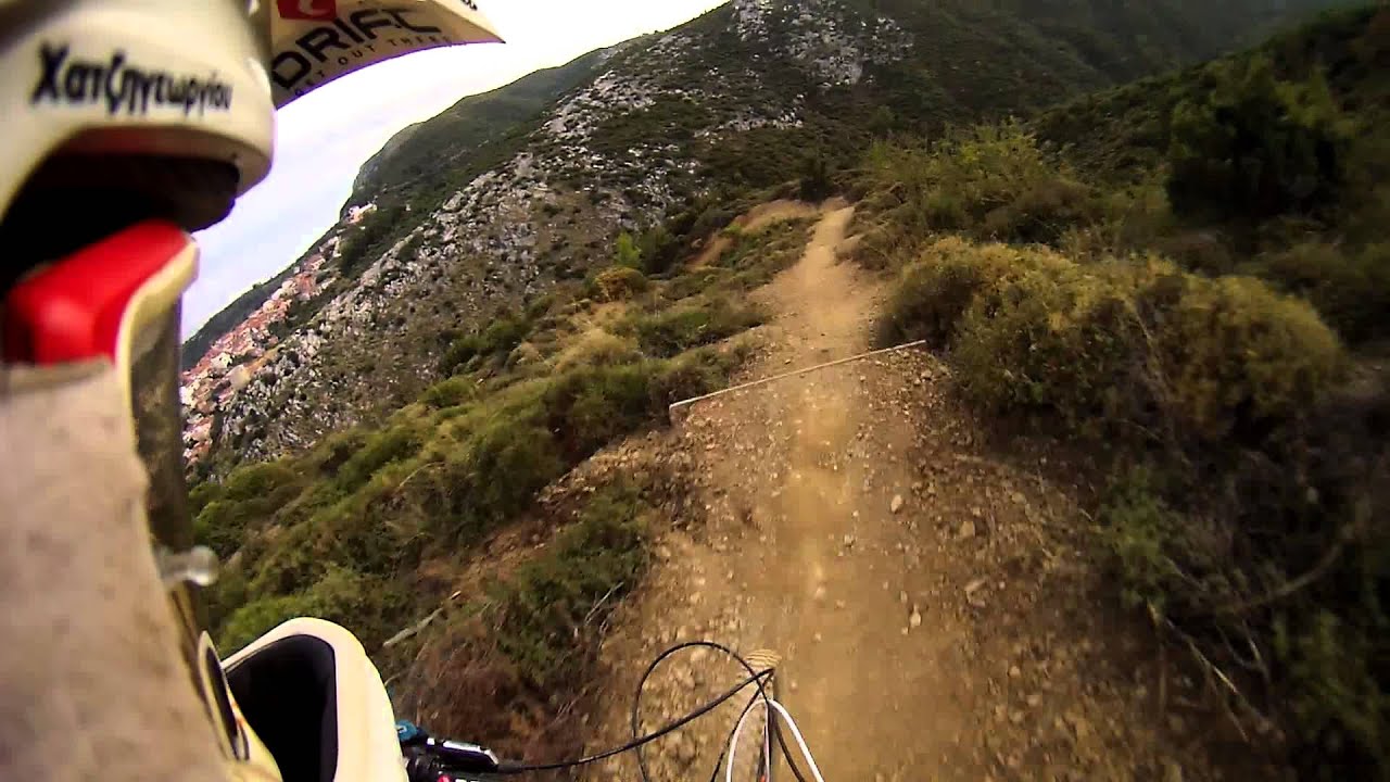 Tank Trail Downhill  Race Kimi .Evias - Aris Hatzigeorgiou 4/11/12 Camera DRIFT HD helmet