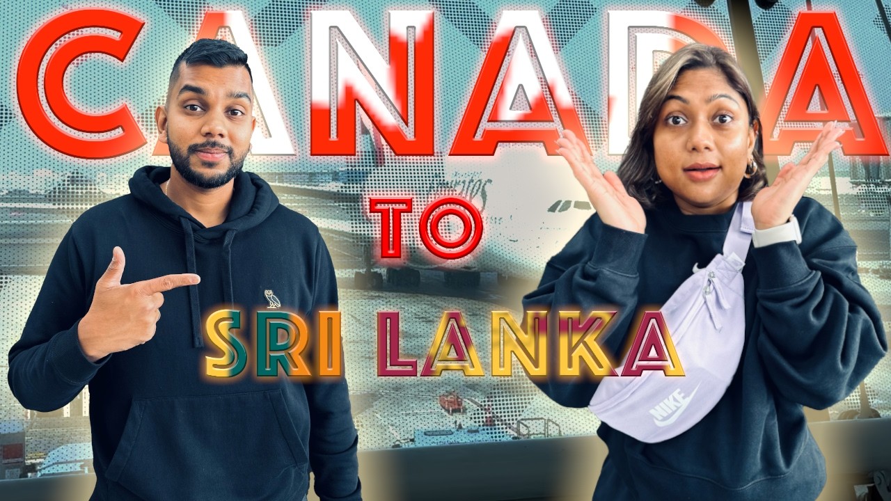 Canada To Sri Lanka | Emirates Flight Experience and Lounge Access |සිංහල vlogs|ALLDAY VLOG 56 🇨🇦🇱🇰