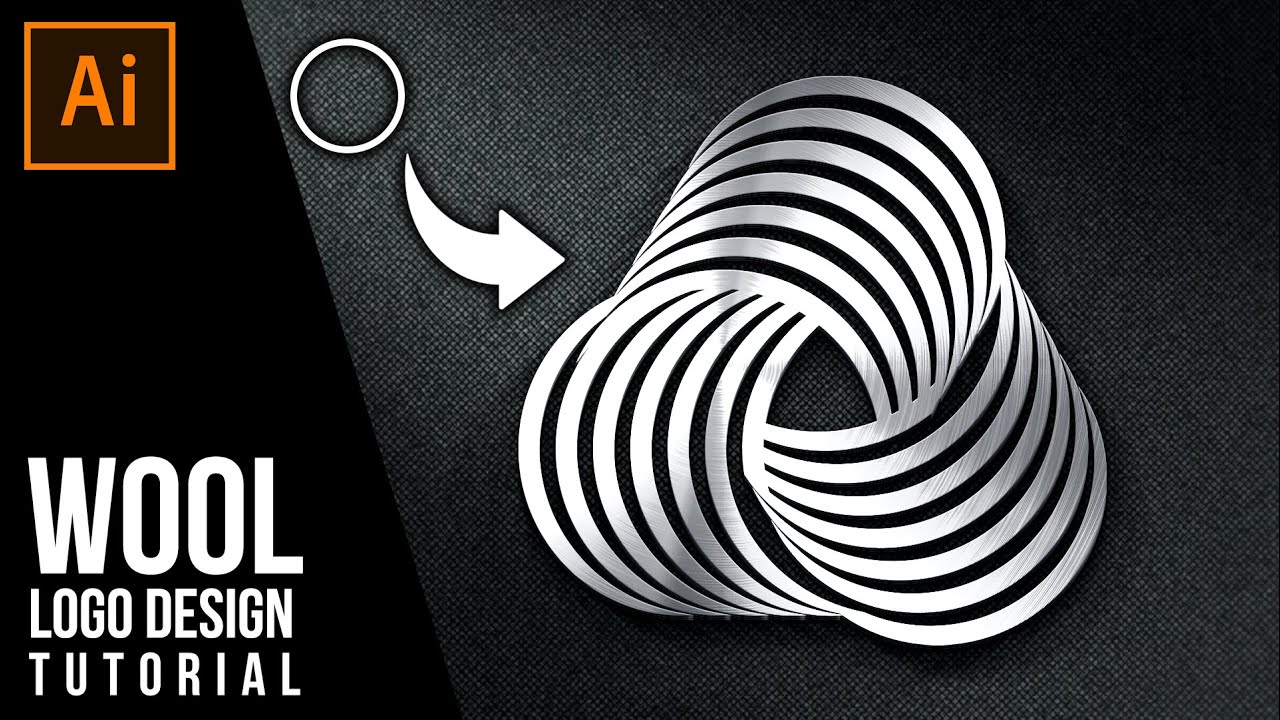 How to Design Wool Logo Design - Adobe illustrator Tutorial