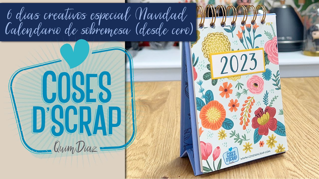 Calendario Sobremesa handmade 2023 (desde cero)